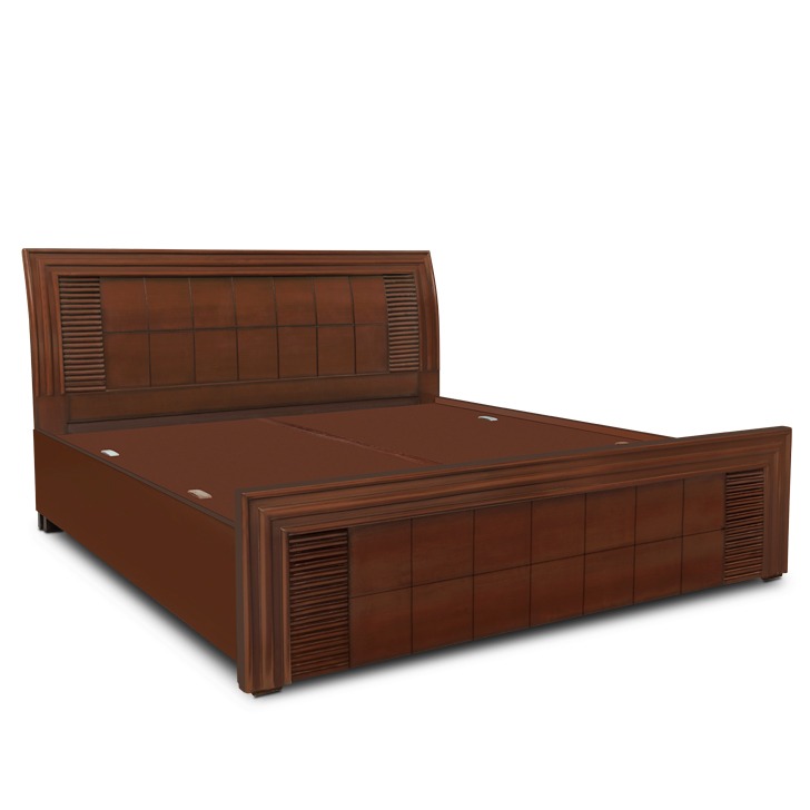 King Size Storage Double Bed with BoxesStyles BestFurniture बेड