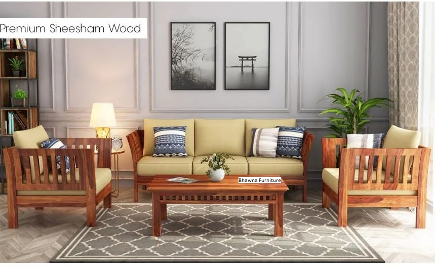 Wooden Designer Sofa Set